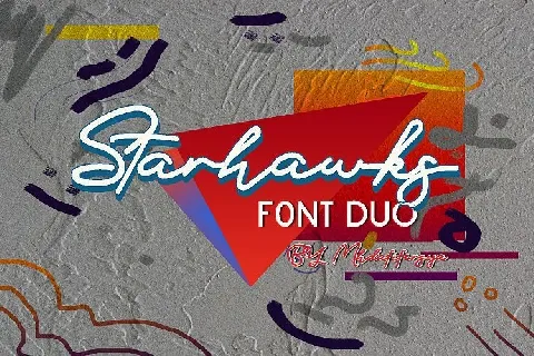 Starhawks Duo font