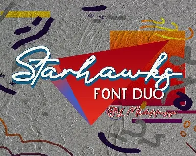 Starhawks Duo font