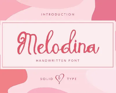 Melodina Script font