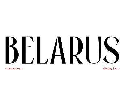 Belarus font