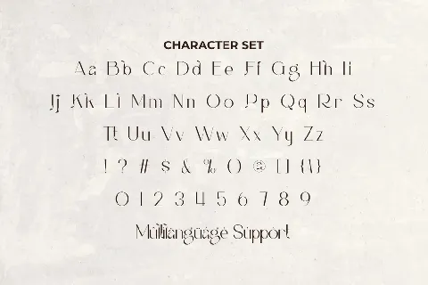 Fashionable font