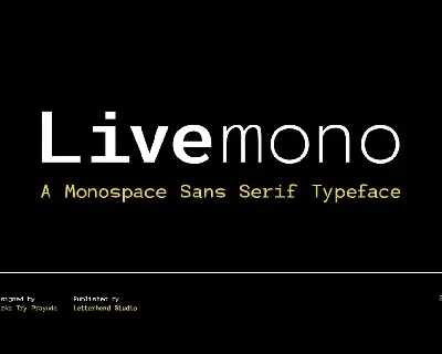 Livemono font