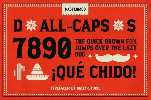 Gastermos font