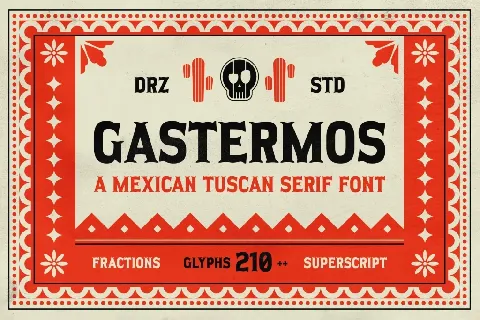 Gastermos font