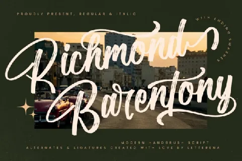 Richmond Barentony font