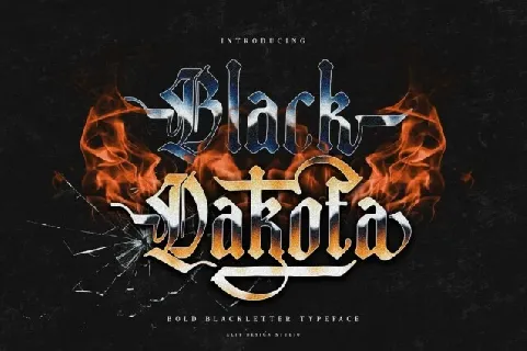 Black Dakota font