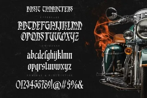 Black Dakota font