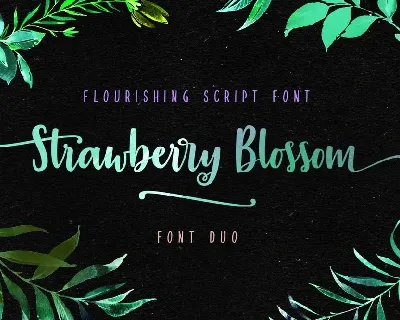 Strawberry Blossom Free font