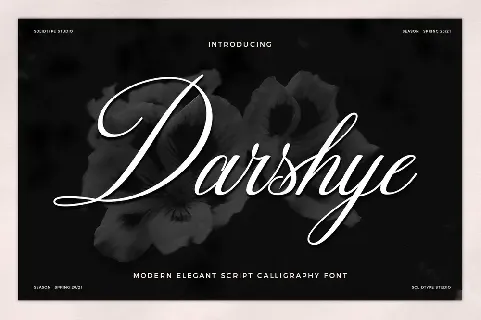 Darshye Script font