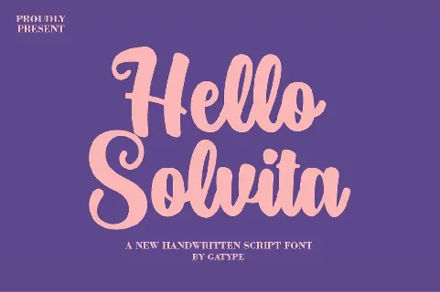 Hello Solvita font
