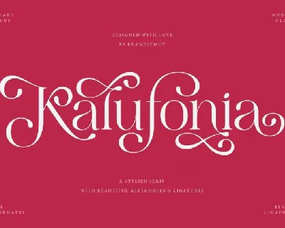 Kalufonia font