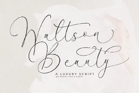 Waltson Beauty font