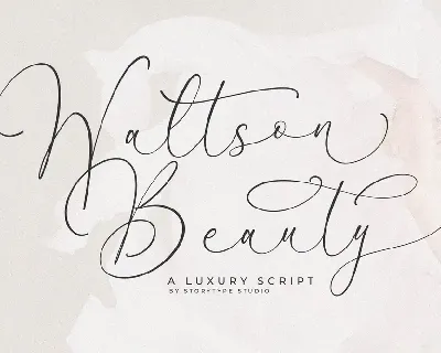 Waltson Beauty font