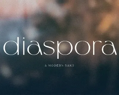 Diaspora Typeface font