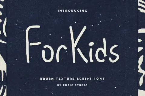 For Kids Display font