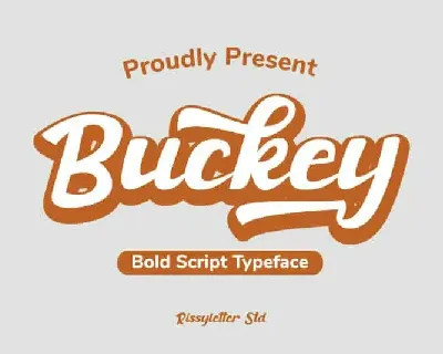 Buckey Script font