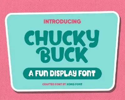 Chucky Buck Fun Display font