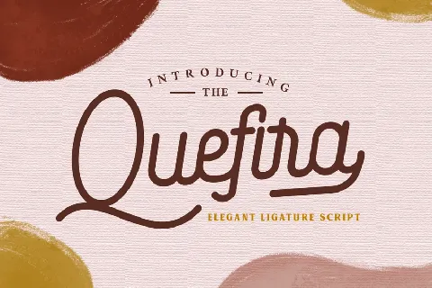 Quefira Aesthetic Script font