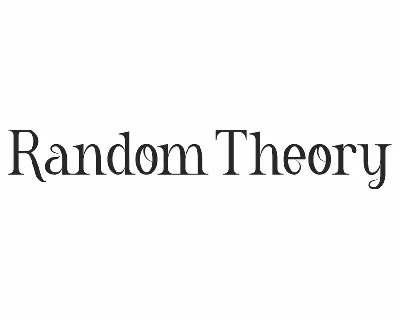 Random Theory Demo font