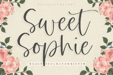 Sweet Sophie Beautiful Handwritten font