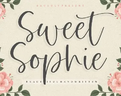 Sweet Sophie Beautiful Handwritten font