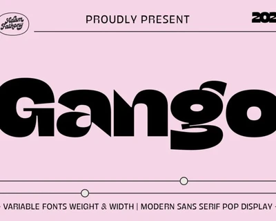 Gango font