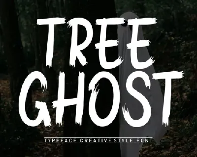 Tree Ghost Script font
