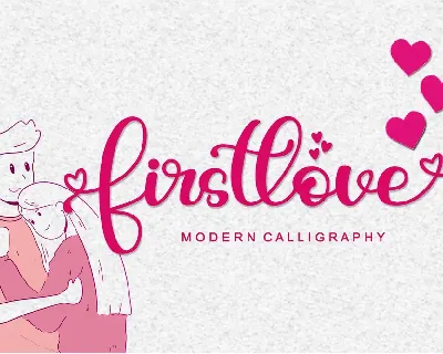 firstlove - Personal Use font