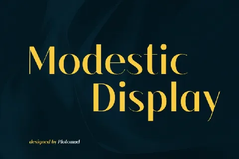 Modestic font