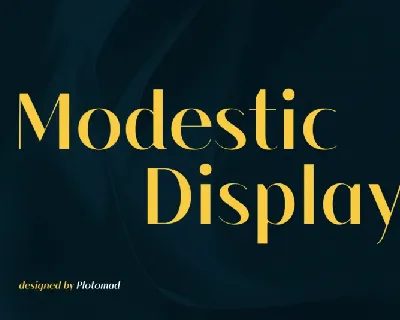 Modestic font