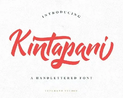 Kintapani font