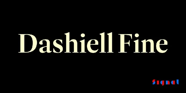 Dashiell Fine font