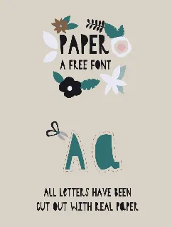 Paper font