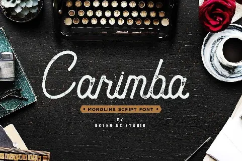 Carimba Script Free font