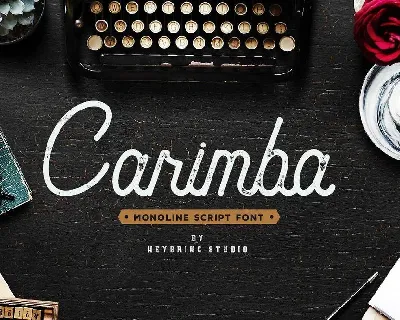 Carimba Script Free font