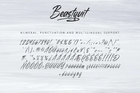 Beastquit font