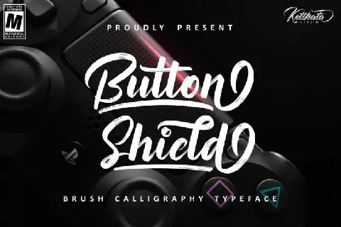 Button Shield font