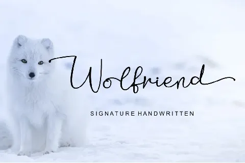 Wolfriend - Personal Use font