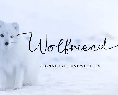 Wolfriend - Personal Use font