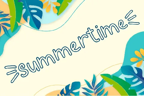 Summer Letter font