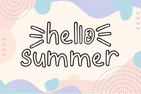 Summer Letter font