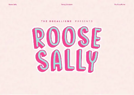 Roose Sally font