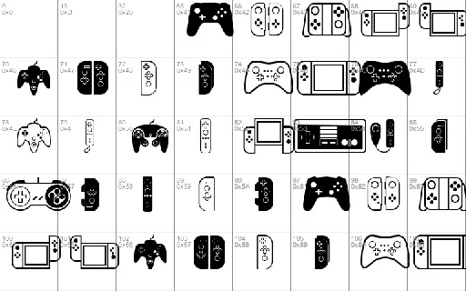 Controllers font