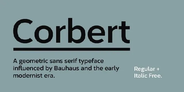 Corbert Family font