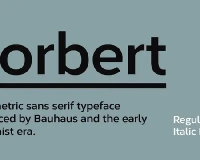 Corbert Family font