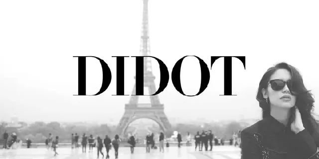 Didot font