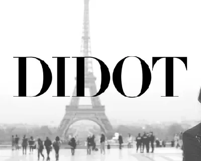 Didot font