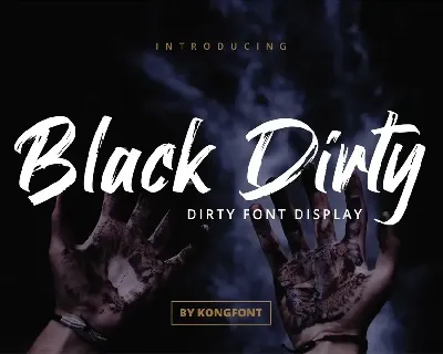 Black Dirty font