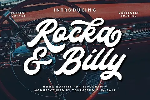 Rocka & Billy Bold Script font