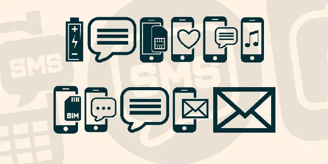 Mobile Icons font